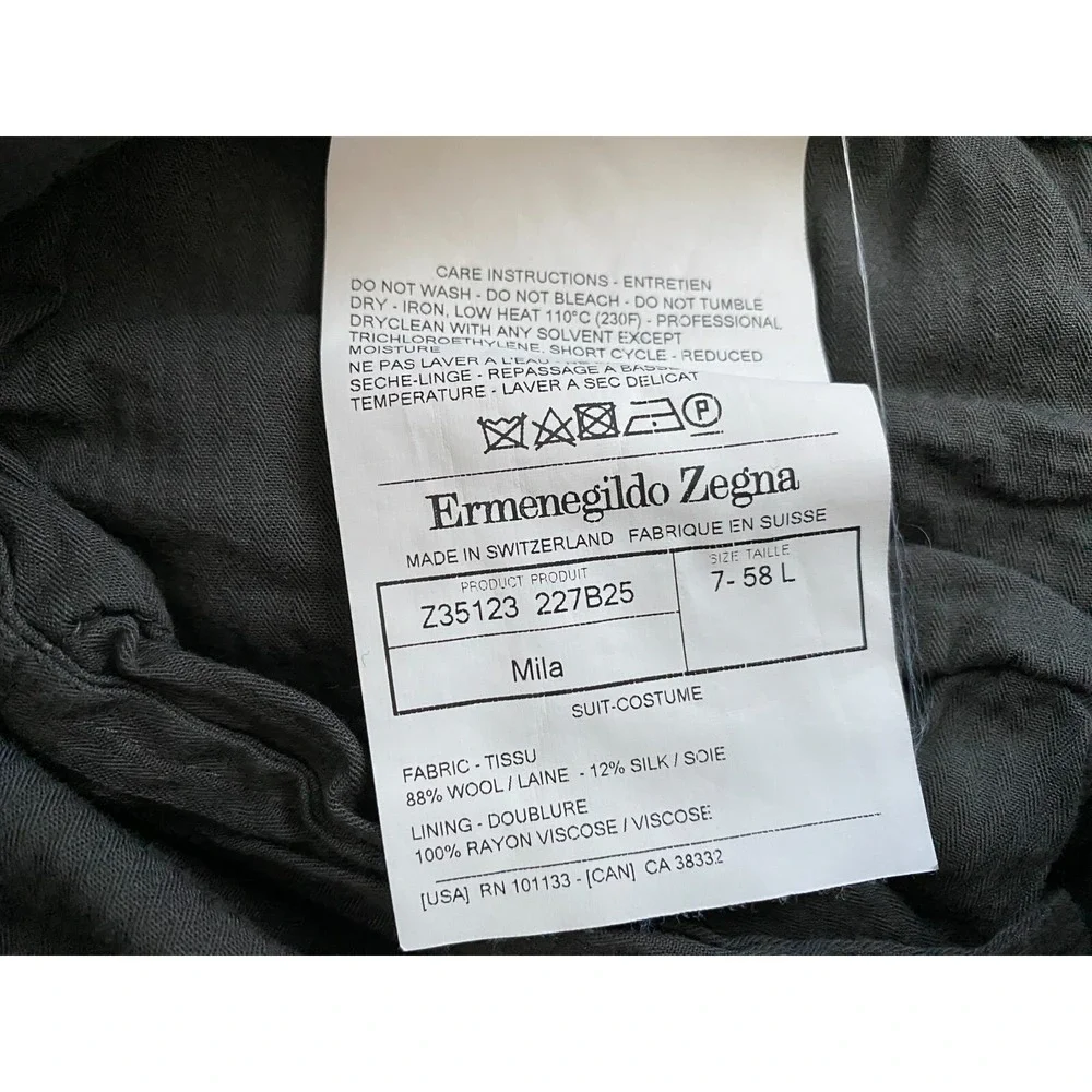 Ermenegildo Zegna thanks looking
